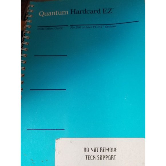 Quantum Hardcard EZ 105 Card and Installation Guide - Picture 5 of 12